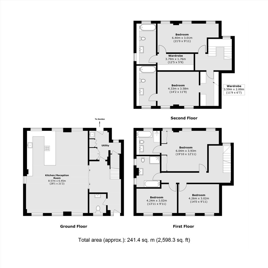 Faraday House floorplan supplied by Dexters