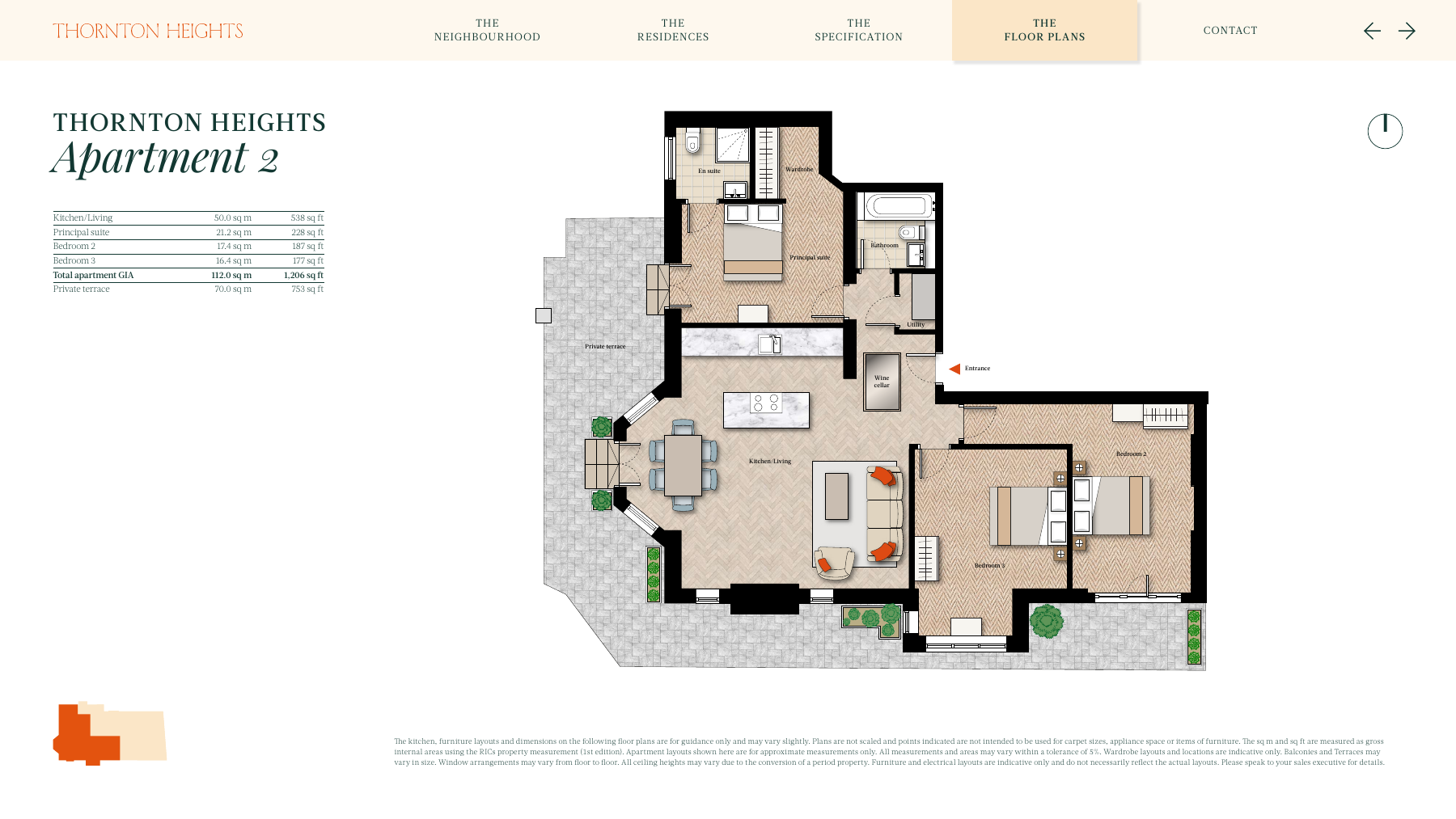 Flat 2 floorplan
