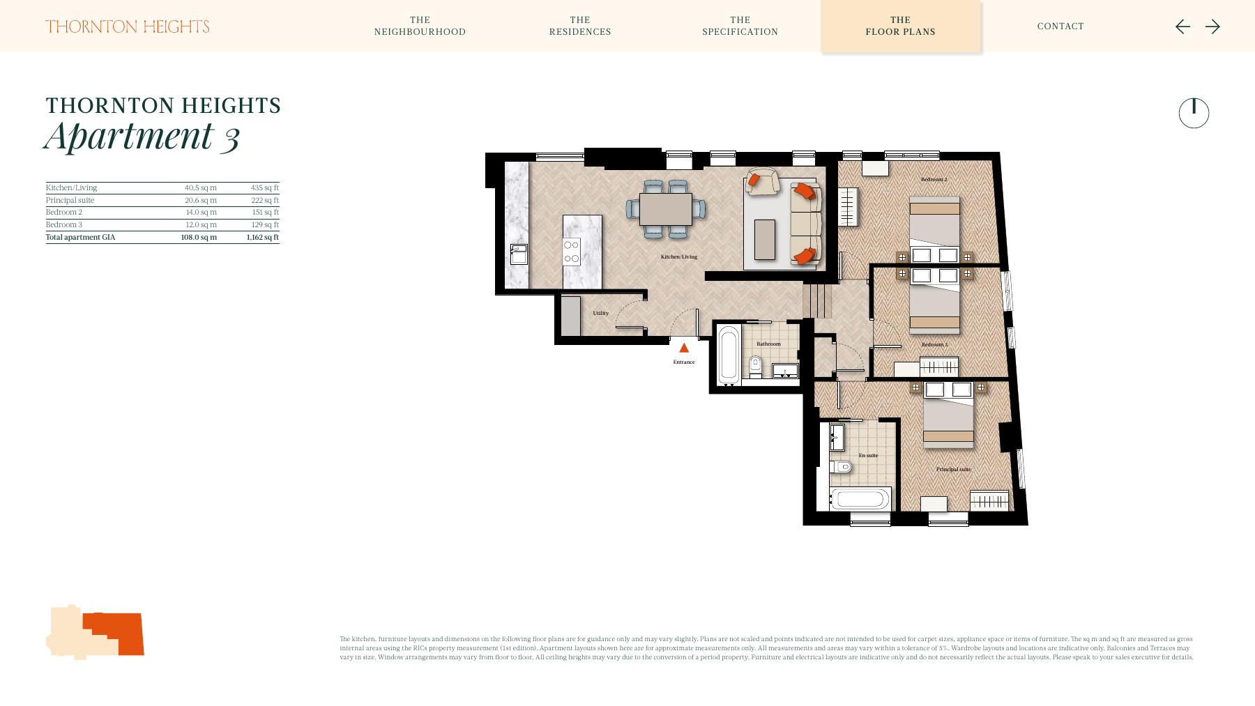 Flat 3 floorplan