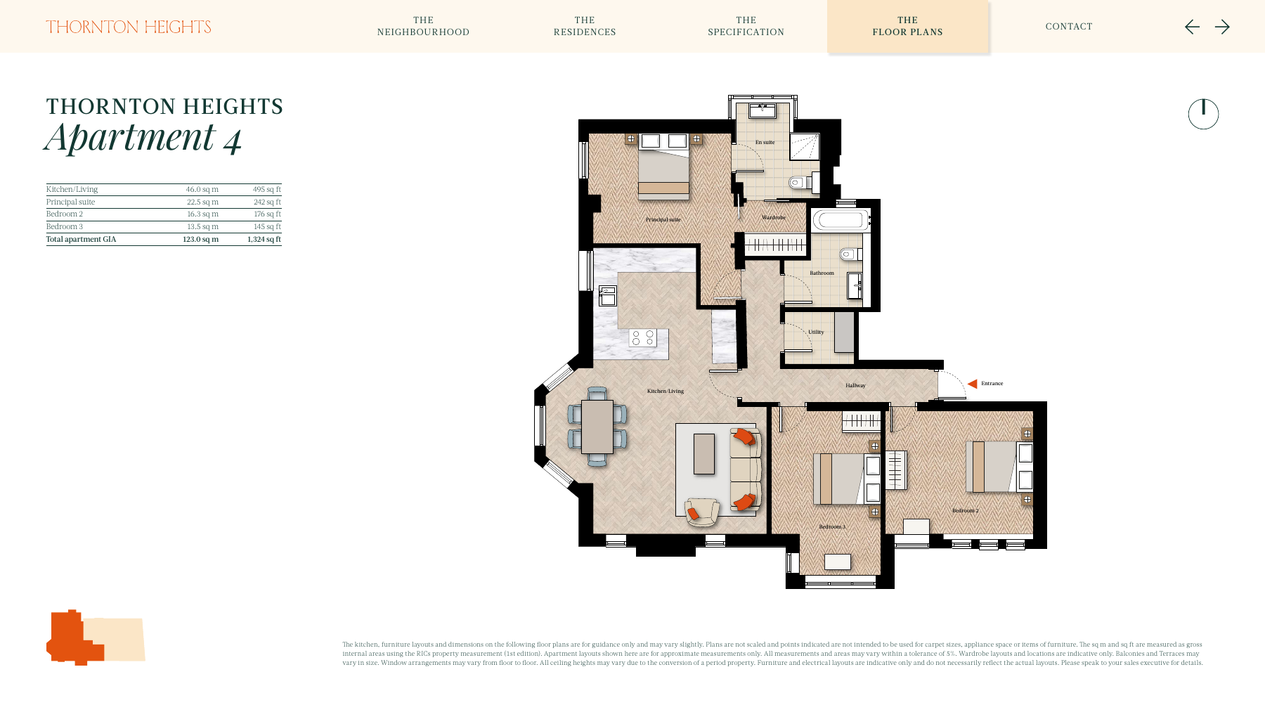Flat 4 floorplan