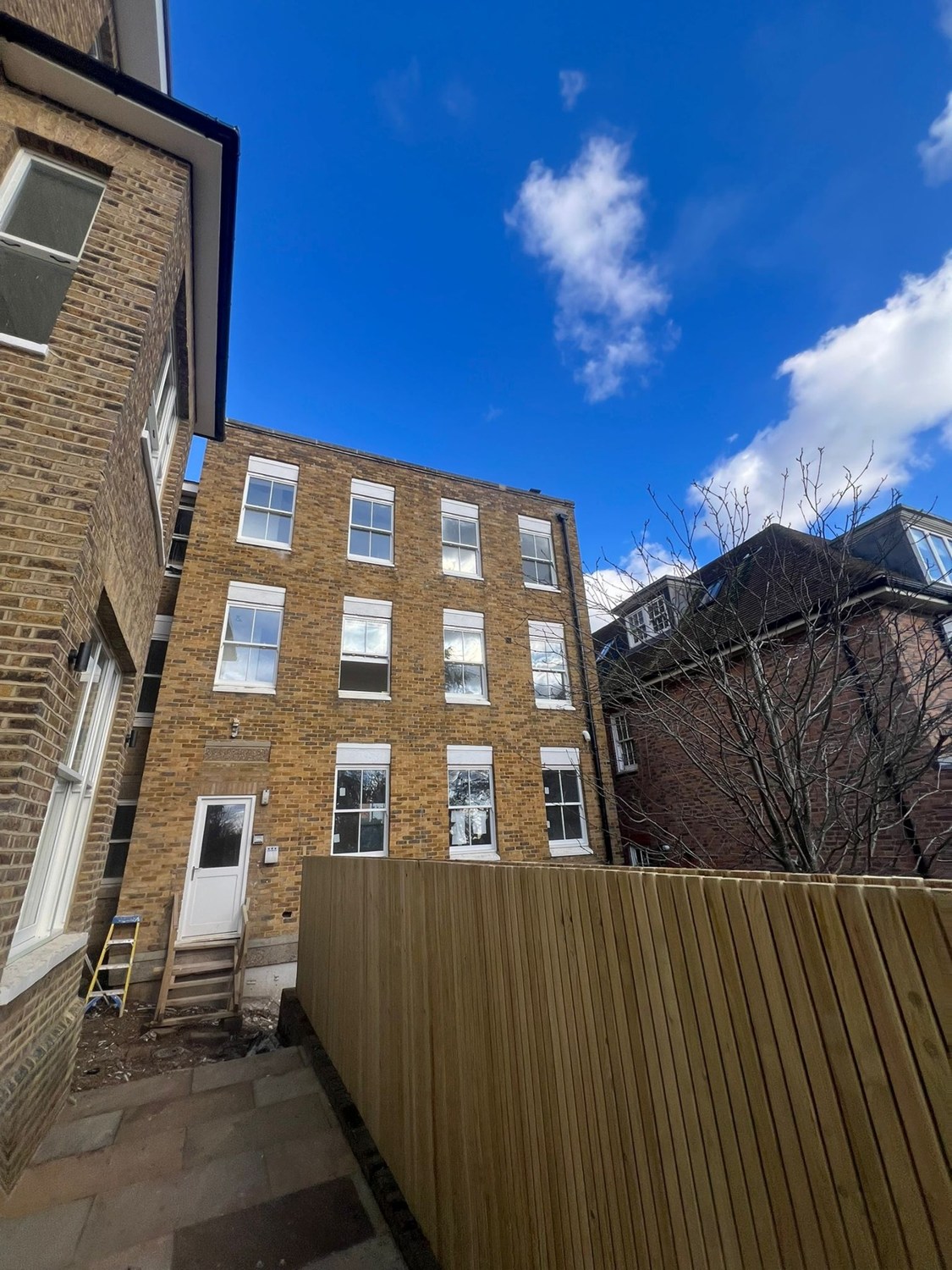 Rear garden before landscaping · February 2026