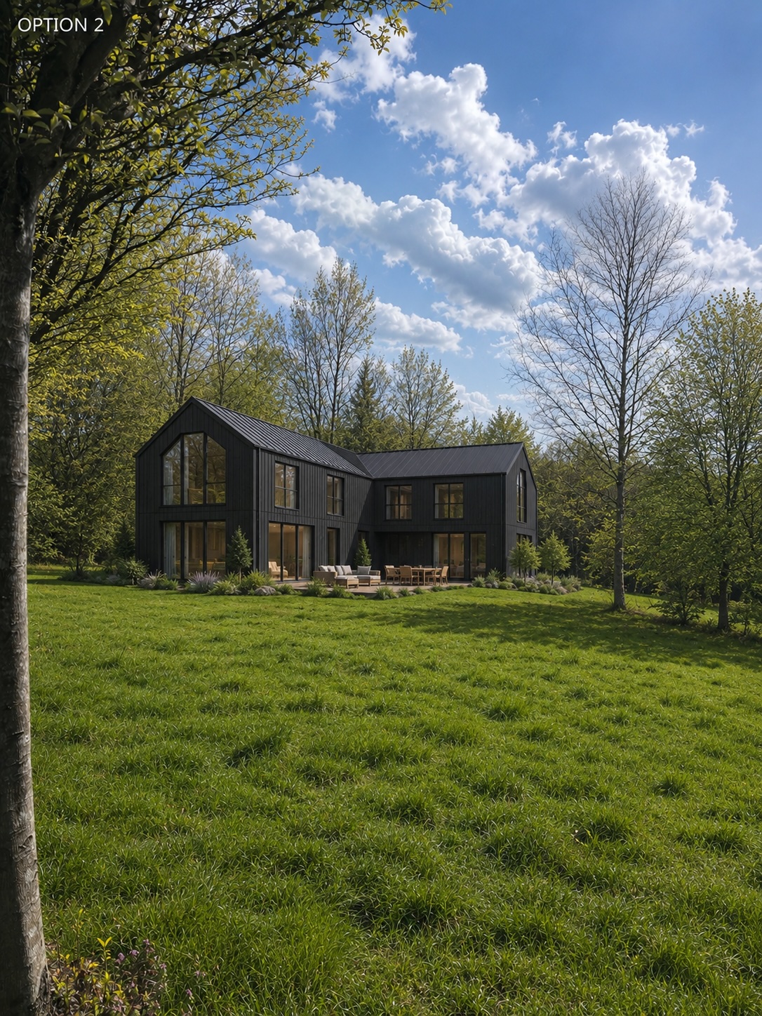 Early concept render for View House supplied in the Pouchen End project material